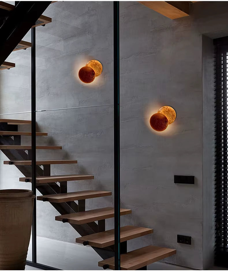 Moon Eclipse Wall Light