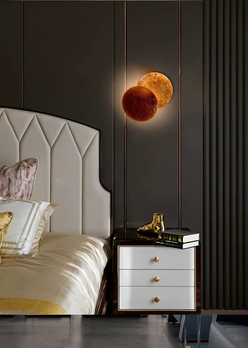 Moon Eclipse Wall Light