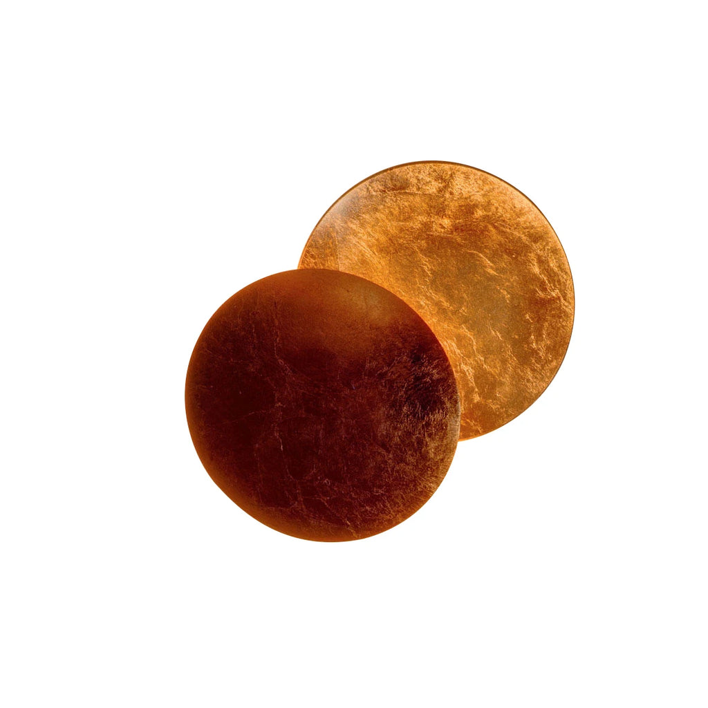 Creative Moon Eclipse Aisle Wall Light Corridor Bedside Lamp Living Room round Gold Copper LED Sconce