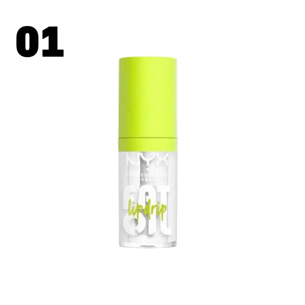 Fatoil 8 Color Water-Like Mirror Lip Gloss Lastingly Moisturizes Lips Repair Damaged Lip Creates Plump and Glossy Lip Look