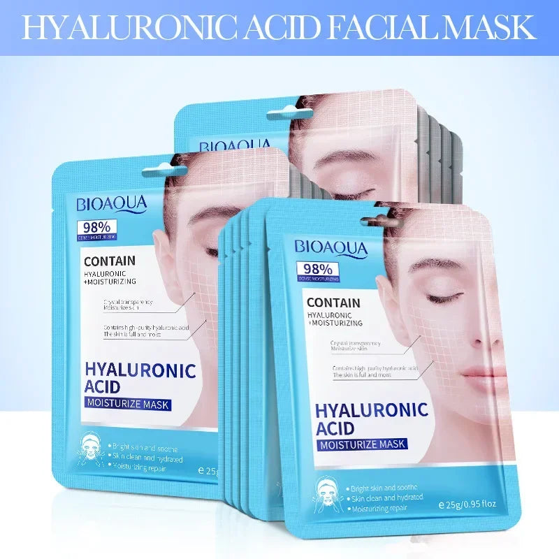 15Pcs BIOAQUA Retinol Collagen anti Wrinkle Facial Masks Moisturizing Anti-Aging Whitening Face Mask Facial Skin Care Products