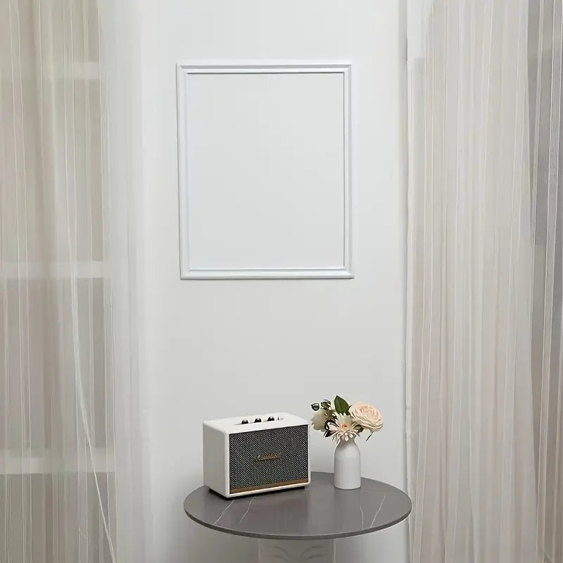 1 Roll of Elegant Self-Adhesive PVC Decorative Strips - Flexible and Bendable for Walls, Floors and Cabinets, 3.3 Foot Long, Eur