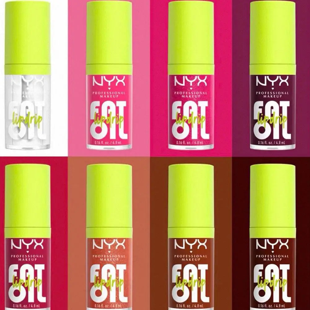 Fatoil 8 Color Water-Like Mirror Lip Gloss Lastingly Moisturizes Lips Repair Damaged Lip Creates Plump and Glossy Lip Look