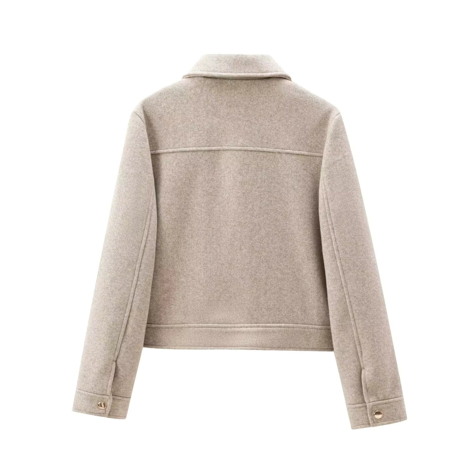 Elegant Zip-Up Winter Jacket