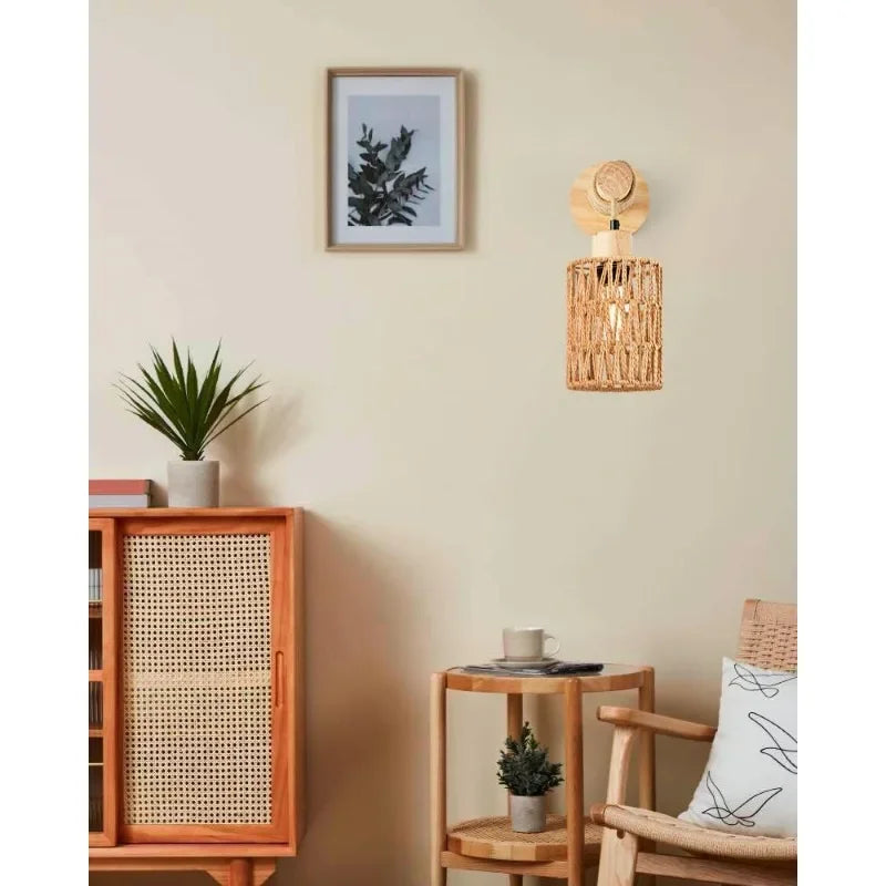 Hemp Rope Wall Lamp